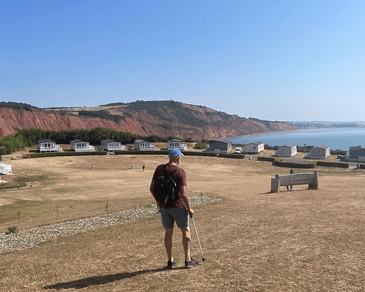 The coastal path near Exmouth